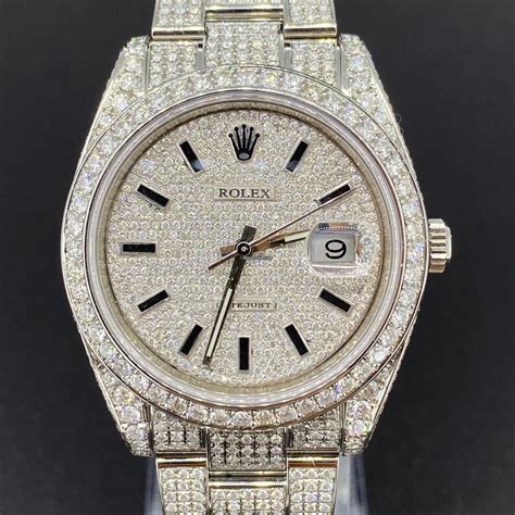 iced our rolex for sale australia|rolex datejust 41mm iced out.